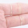 Sterling Silver Super Skinny Midi Ring, thumbnail 6 of 11