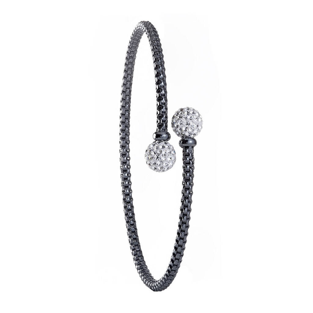 Shadowglow Sterling Silver Bangle