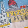Budapest Christmas Tea Towel, thumbnail 3 of 3