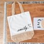Makeup Bag Tote Bag Personalised Gift For Her, thumbnail 3 of 3