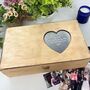 Personalised Wooden Heart Memory Box, thumbnail 1 of 12