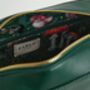 Camera Bag Green With Printed Strap, thumbnail 4 of 5