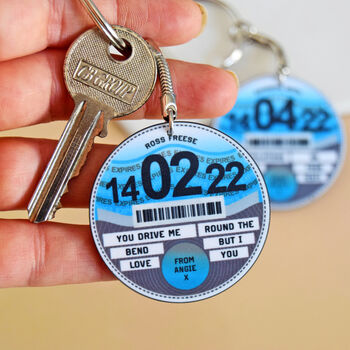 Personalised Tax Disc Keyring, 3 of 9