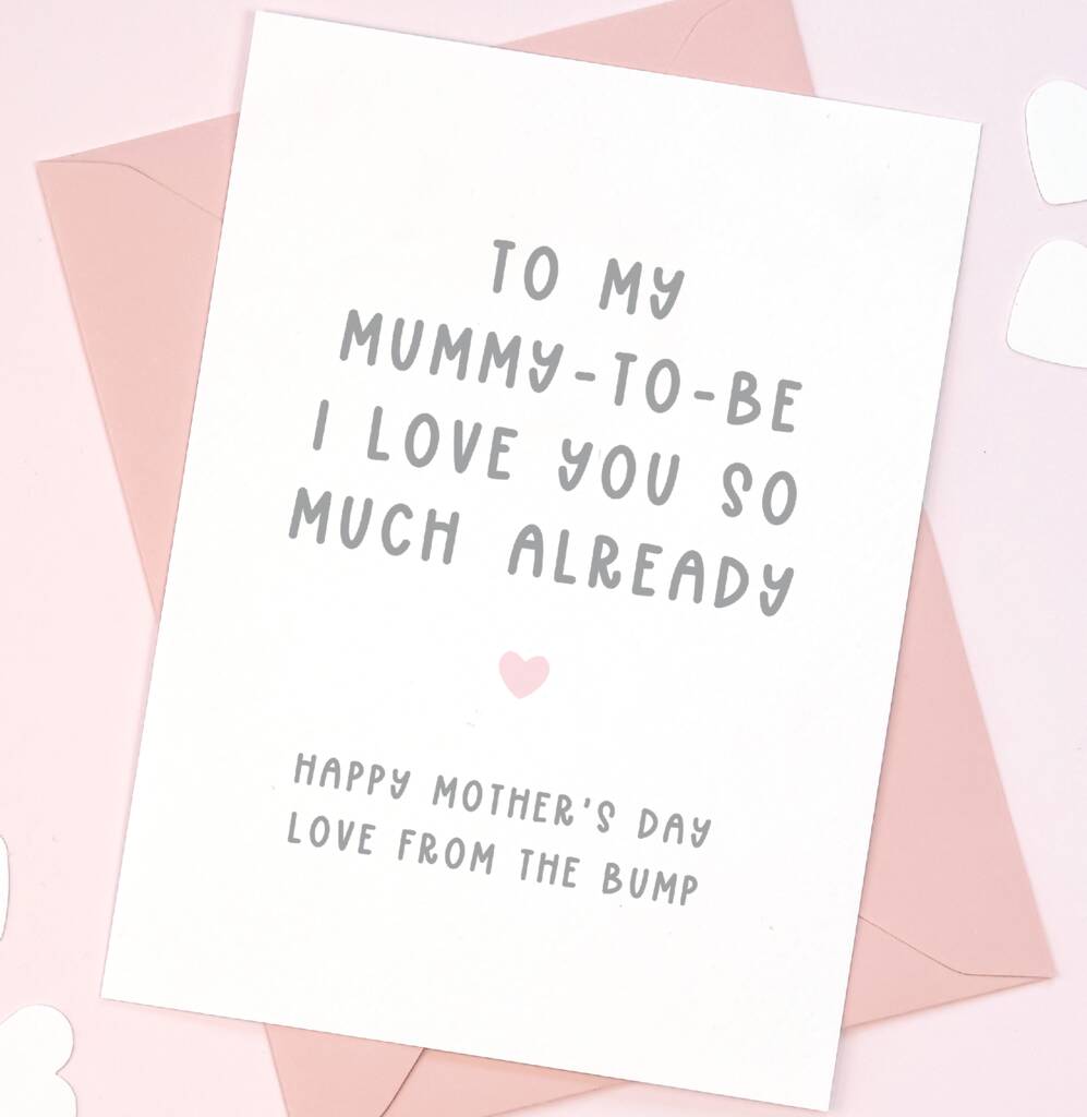Mummy To Be Mother's Day Card, 1 of 3