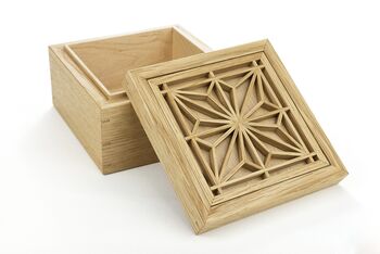 Small Wooden Kumiko Box, 7 of 8