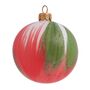 Christmas Splash Bauble, 8cm Green/Red, thumbnail 2 of 2