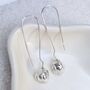 Sterling Silver Blossom Drop Earrings, thumbnail 4 of 10