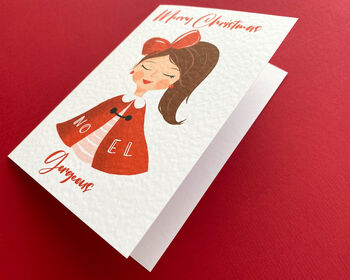 Personalised Christmas Greetings Card For Sister, 4 of 8