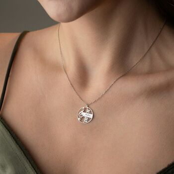 Personalised Artist Palette Necklace, 5 of 11