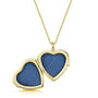 18 K Gold Plated Heart Locket With Photos And Engraving, thumbnail 7 of 12