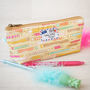 Pencil Case Gift Doodle Pencils Back To School Bag, thumbnail 1 of 2