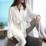 Personalised Bamboo Pyjama And Robe Dressing Gown Set, thumbnail 1 of 7