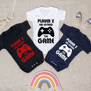 Dad And Baby Gamer T Shirt Baby Grow, 2 of 6