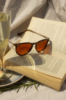 Tortoise Shell Traditional Style Sunglasses, 3 of 9