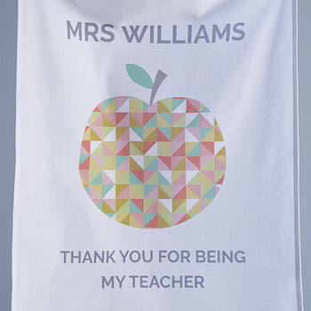 Personalised Teacher Tea Towel, 2 of 5