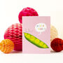 Mini Pink Peas Card, thumbnail 1 of 5
