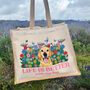 Wildflower Life Is Better Jute Tote Bag, thumbnail 1 of 12