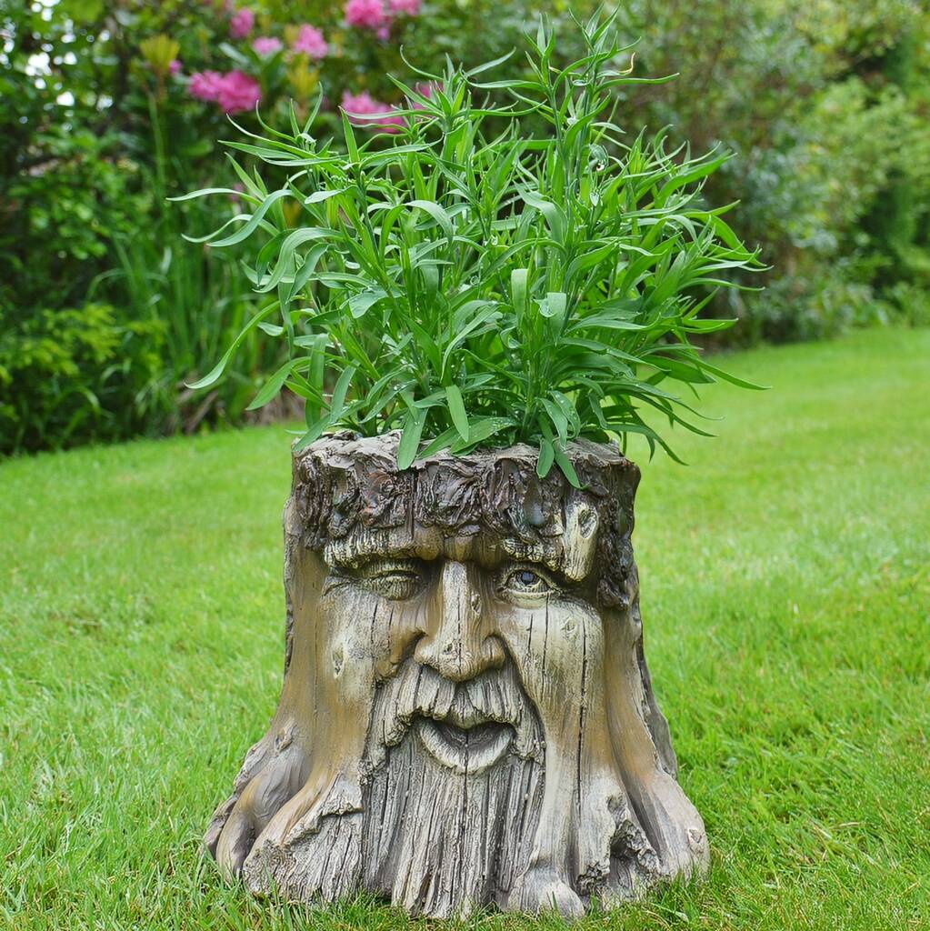 Enchanted Tree Stump Planter, 1 of 3