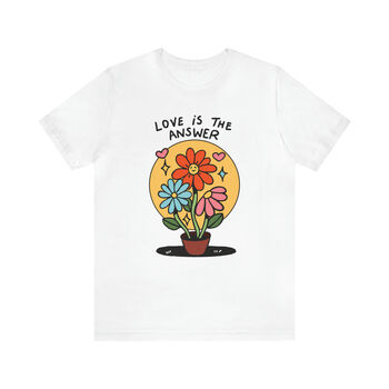 'Love Is The Answer' Pride Tshirt, 2 of 5