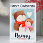 Personalised Bear Family Christmas Card, thumbnail 3 of 10