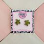 Green Turtle Glitter Studs / Sea Turtle Jewellery / Gift For Nature Lovers, thumbnail 1 of 5