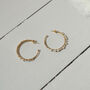 Isla Pearl Hoops, thumbnail 3 of 8