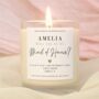 Maid Of Honour Gift Personalised Proposal Candle, thumbnail 1 of 6