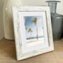 Personalised Photo Gift Print In A Blue Washed Frame, thumbnail 4 of 7