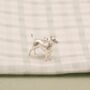 English Bull Terrier Charm Sterling Silver, thumbnail 1 of 6
