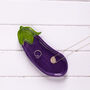 Ceramic Aubergine Dish, thumbnail 1 of 4