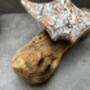 Multi Coloured Wooden Stingray On Teak Root Stand Gift, thumbnail 4 of 12