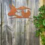 Cow Pig And Chicken Decor Farmers Gift Rusty Metal Art, thumbnail 9 of 10