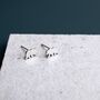 Sterling Silver Bear Stud Earrings, thumbnail 2 of 7