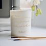 Personalised You've Only Been My Mummy Scented Candle, thumbnail 1 of 4