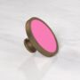 Pink Shade Cupboard Drawer Door Cabinet Knobs Handles, thumbnail 5 of 9