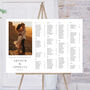 Alphabetical Photo Wedding Seating Plan, thumbnail 5 of 6