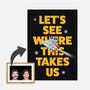 Personalised Photo Couples Print 'Let's See Where This Takes Us', thumbnail 1 of 4