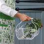 Personalised Wire Garden Flower Basket, thumbnail 4 of 11