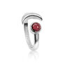 Adjustable January Protection Birthstone Ring Garnet, thumbnail 1 of 2