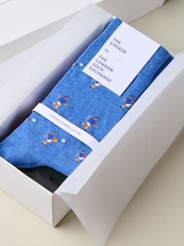 The Footballer's Giftbox – Luxury Football Themed Socks, 10 of 10