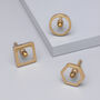 G Decor Elton Transparent Charm Gold And Glass Pull Knobs, thumbnail 1 of 4