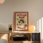 Record Fair Print | Vinyl Record Wall Art | Music Inspired Poster | Retro Mid Century Decor, thumbnail 9 of 9