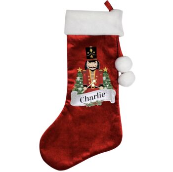 Personalised Nutcracker Red Stocking, 4 of 4