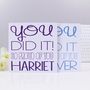 Personalised 'You Did It' Result Or Achievement Card, thumbnail 7 of 8
