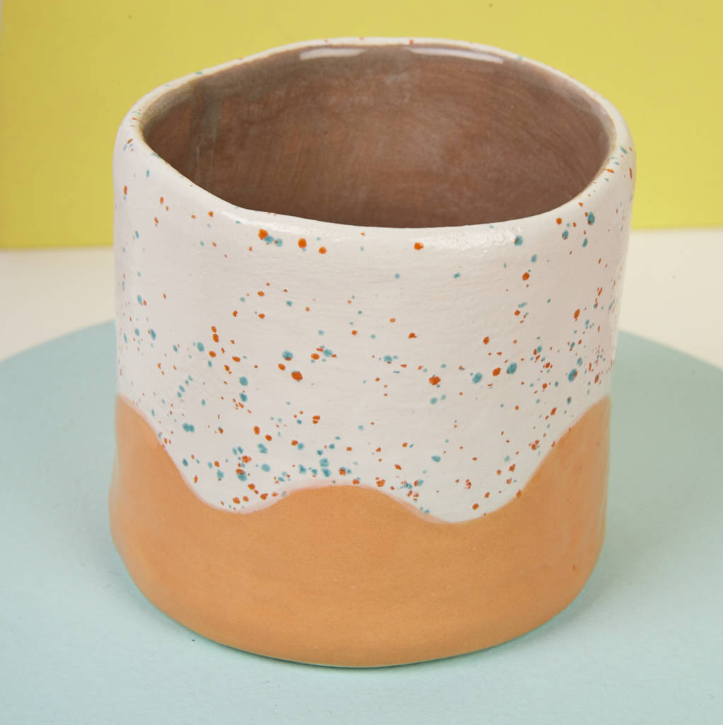Contemporary Ceramic Pot By Baked by Lou
