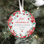 Personalised First Christmas As Auntie And Uncle Ornament, thumbnail 1 of 7