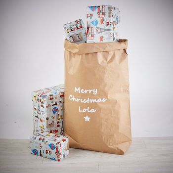 Personalised Christmas Paper Sack, 3 of 10
