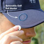 Personalised Golf Clubs Cap And Golf Ball Marker, thumbnail 2 of 11