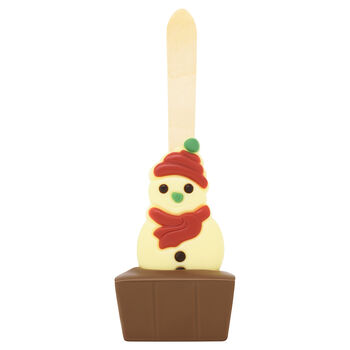 Two Pack Christmas Snowman Milk Hot Chocolate Spoon, 3 of 4