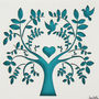 Personalised Paper Cut Tree With Doves, thumbnail 5 of 5